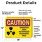 Signmission Radiation & Laser Sign, 12 in H x 18 in W, Vinyl Decal, Rectangle OS-2PACK-CR-D-1218-L-10159 - alternate 2